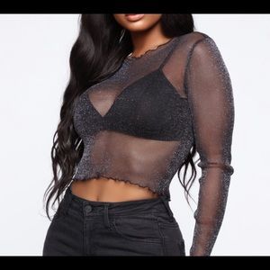 FashionNova Mesh Top